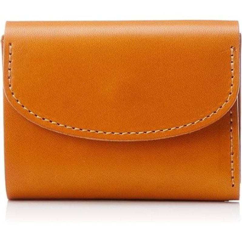 画像1: 〇リアルクロスレザー 牛革二つ折り財布 キャメル TDSG-1019 [ B07VW698JP / 4580579646473 / / ] (1)