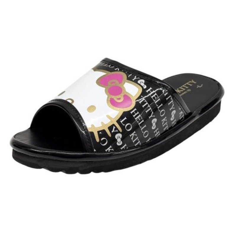 画像1: Sanrio サンダル SANRIOコンフォートサンダル レディース SA4251 ブラックシルバー 24.0 cm [ B0DK4GMDPF / 4580690452953 / ] (1)