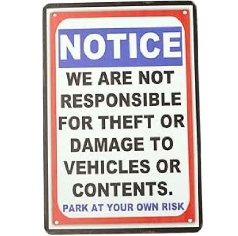 画像1: ◯BLUEVOGUE 【USA アメリカン デザイン】NOTICE サインボード 看板 店舗 レストラン カフェ 車庫 バイク ガレージ おしゃれ ビンテージ バイカー インテリア ; AVSB-414 [ B095RFXTJG / 4580743920071 / ] (1)