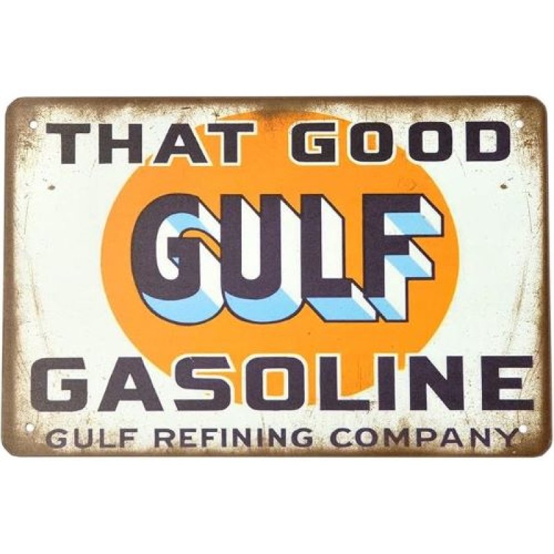 画像1: ◯BLUEVOGUE 【USA アメリカン デザイン】THAT GOOD GASOLINE サインボード 看板 店舗 車庫 バイク ガレージ おしゃれ ビンテージ バイカー インテリア ; AVSB-415 [ B095RK5KCP / 4580743920088 / ] (1)