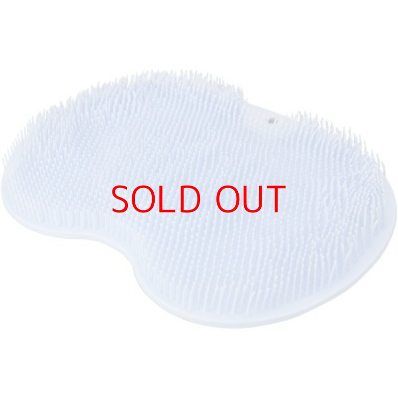 画像1: ★INLAVSITY フットブラシ 角質除去 臭い対策 マッサージ 泡立ち 弾力性 吸盤 滑り止め フック穴 (ブルー) [ B0CQLLTFLT / 4580758551062 / PI-774 / 105 ] (1)