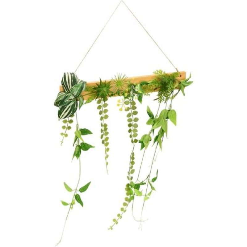 画像1: ★INLAVSITY 壁掛けグリーン 人工観葉植物 フェイク 水やり不要 オールシーズン 玄関 オフィス 店舗 ホテル [ B0CQLNM8RF / 4580758551079 / - / 105 ] (1)