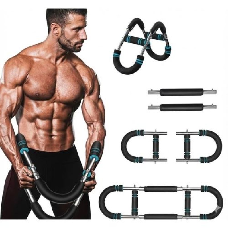 画像1: ★Plus Life Sports 筋トレ アームバー エキスパンダー 大胸筋トレーニング器具 握力 リスト アームレスリング器具 筋トレグッズ 腕強化 上半身の筋トレ器具 大胸筋 バネフィットネス 腹筋 上腕二頭筋 広背筋 筋トレ 調整可能 [ B0G1LN4PSM / 4580758578595 / TR159 / NO.324184 ] (1)