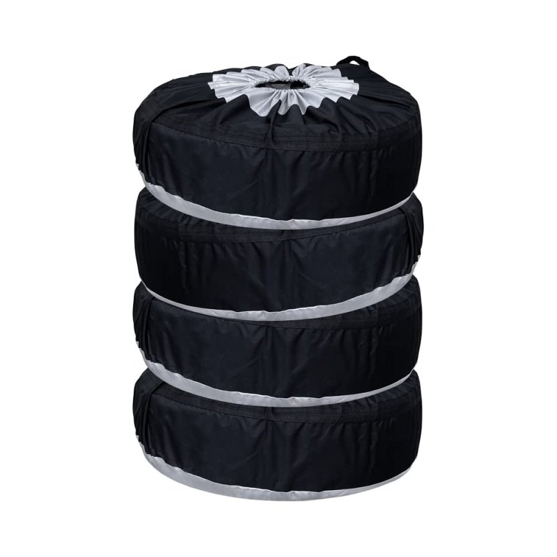画像1: 【屋外対応】 タイヤカバー 4本セット タイヤバッグ Lサイズ 80×47cm [SUNGRAN] [ B09N93RBZM / 4580761427026 / tirecover02-l ] (1)