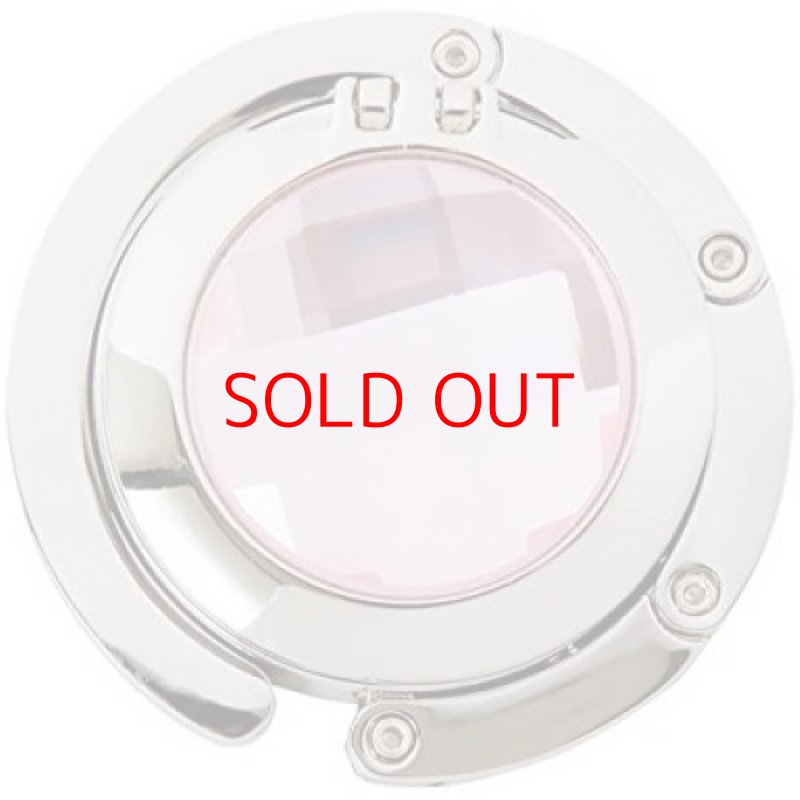 画像1: ☆東洋石創 バッグハンガー ミラー付 インテリア 置物 バッグをテーブルに掛けられる ビジュー ストーン 23105 [ B079L2LFZ1 / 4582136437968 / NO.965 / ] (1)