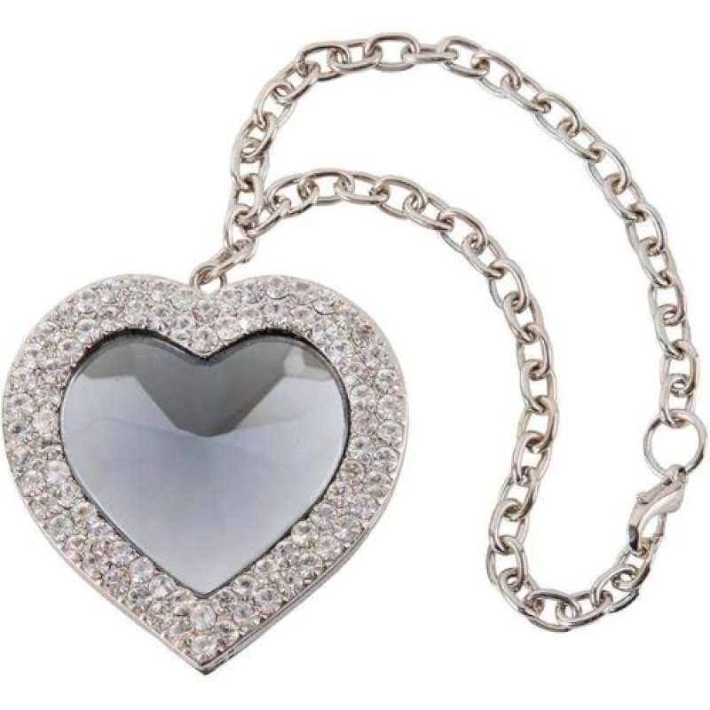 画像1: ☆東洋石創 バッグハンガー チェーン付 インテリア 置物 バッグをテーブルに掛けられる ハート ビジュー ストーン 23106 [ B079L2VXR8 / 4582136437975 / NO.966 / ] (1)