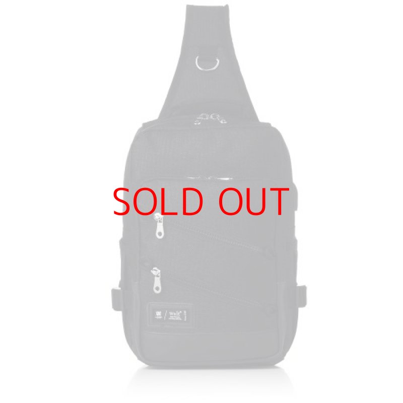 画像1: 【今回限り即納／１ロットのみ】ウォルト ボディバッグ wlt LUGER メンズ ブラック [ B07X8WQSWT / 4582322058144 / 410086Y ] (1)