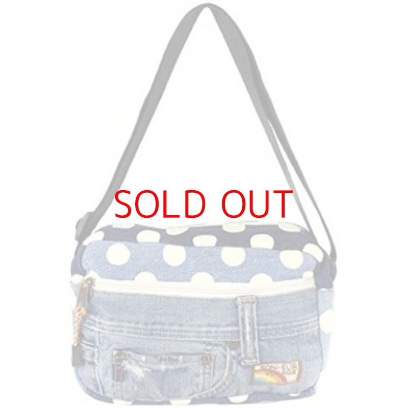 画像1: ◯モメンタムキッズ ショルダーバッグ キッズ ドットデニム アイボリー [ B07FYPNL4T / 4589693916691 / ] (1)