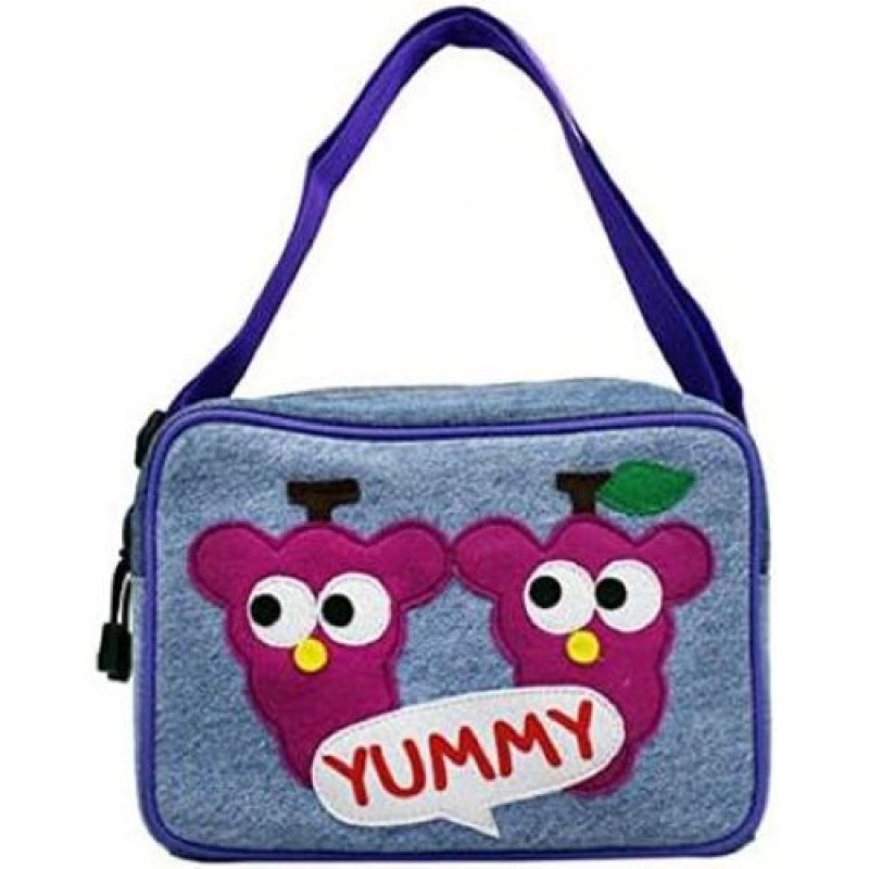 画像1: ◯モメンタムキッズ ショルダーバッグ デニム フルーツパープル [ B07D5GJTXL / 4589693918732 / ] (1)