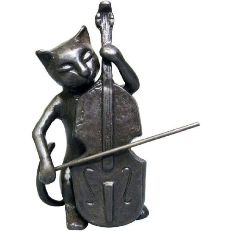 画像1: ◯東洋石創 オブジェ チェロ ねこ 10232 [ B01IPE75BO / 4589912091925 / ] (1)