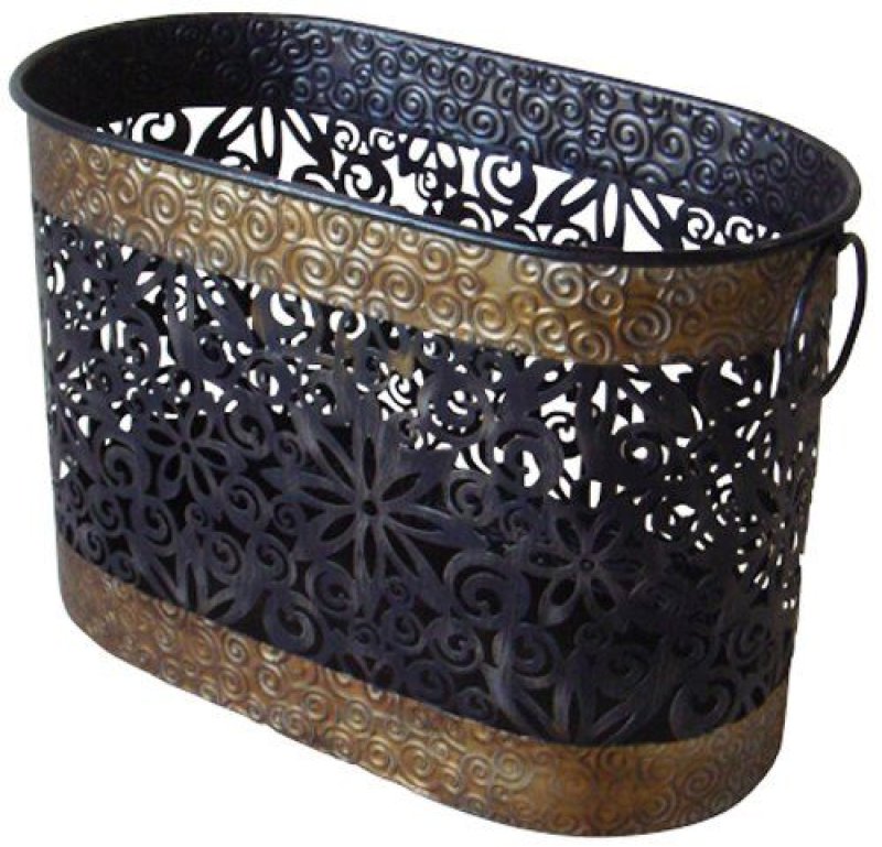 画像1: 〇かわ畑 マガジンラック ブラック サイズ/約43×22×29cm 1001KFM010 [ B079FHD2CG / 4589962410134 / / ] (1)