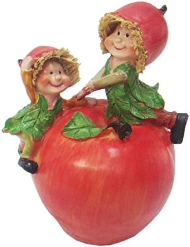 画像1: ◯かわ畑 置物・オブジェ レッド 約14×11×19cm 1305HUN005 [ B017SJOYTS / 4589962410974 / ] (1)