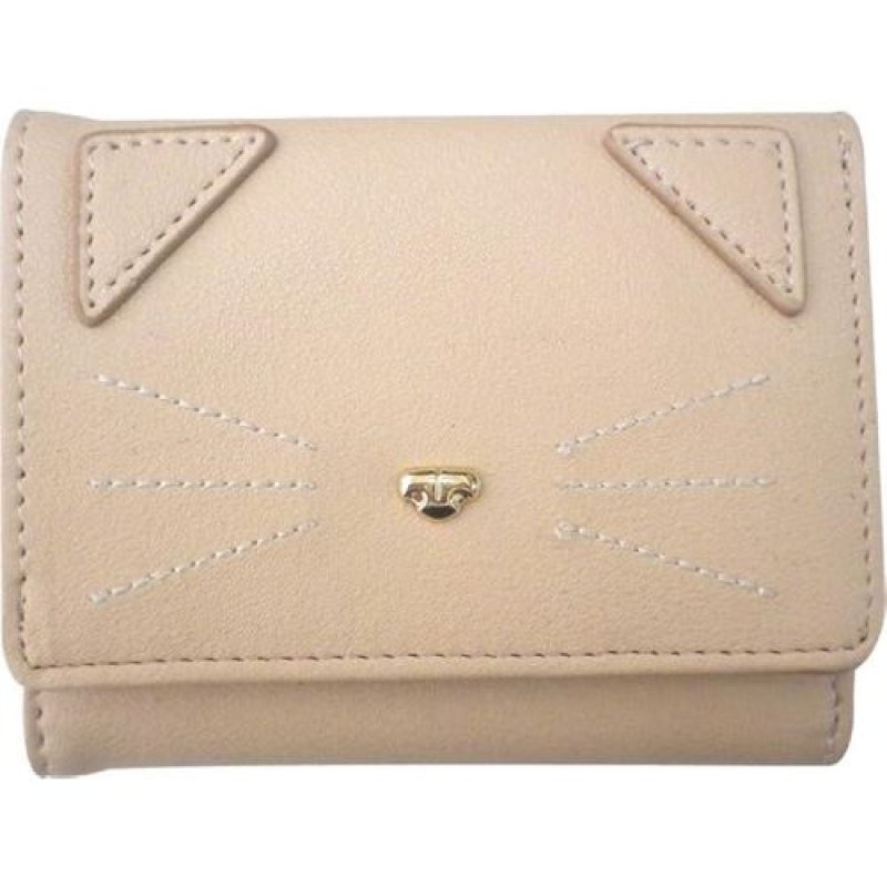 画像1: ◯Sunny Side(サニーサイド) キャットがま口折財布 PK JW-0305-31 w10×h8×d3cm [ B07TG9F62C / 4589985162515 / ] (1)