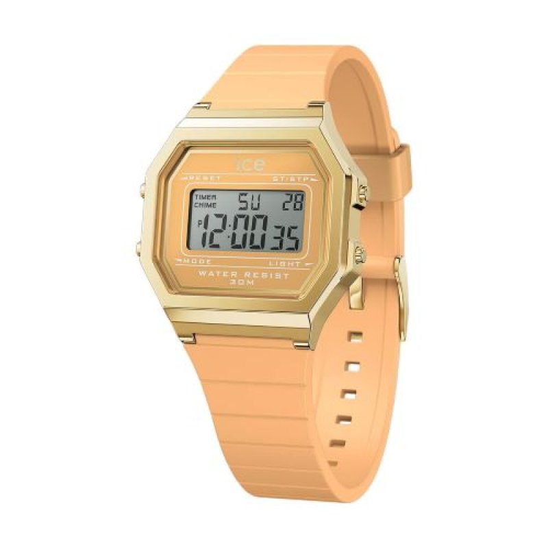 画像1: Ice watch アイスウォッチ 腕時計 022057 アイスデジット ICE digit retro ピーチ スキン スモール [ B0CBKG827L / 4895173318269 / 22057 ] (1)