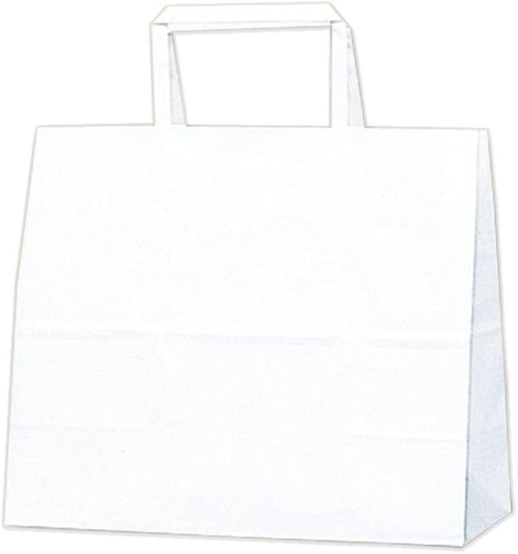 画像1: ヘイコー 手提 紙袋 平手紐 H25CB 26-2 シロ 26x11x22cm 50枚 B00LTMB84K / 4901755351507 / 3267000 ] (1)