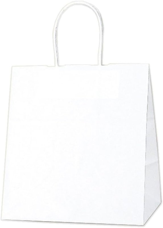 画像1: ヘイコー 手提 紙袋 25CB 26-18 シロ 26x18x28.5cm 50枚 B00JXDTMCW / 4901755357387 / 3267101 ] (1)