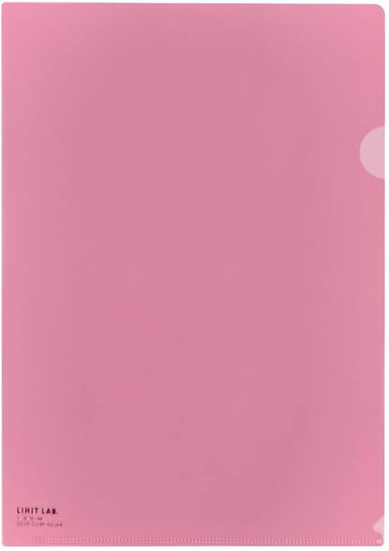 画像1: ☆リヒトラブ クリアホルダー 50枚入 A4 クリスタルピンク F78-18_50 [ B00N77VIMC / 4903419990572 / NO.1010 / ] (1)
