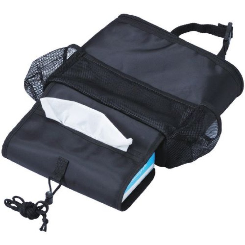 画像1: ★セイワ(SEIWA) 車内用品 保冷保温シートバックポケット ブラック W700 [ B004Y2U90G / 4905339107009 / W700 / NO.109 ] (1)