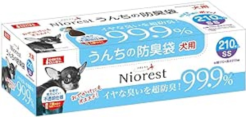 画像1: ◇マルカン ニオレスト うんちの防臭袋 【SSサイズ 210枚】 [ B0CB5G87Q1 / 4906456572909 / / 4906456572909 ] (1)