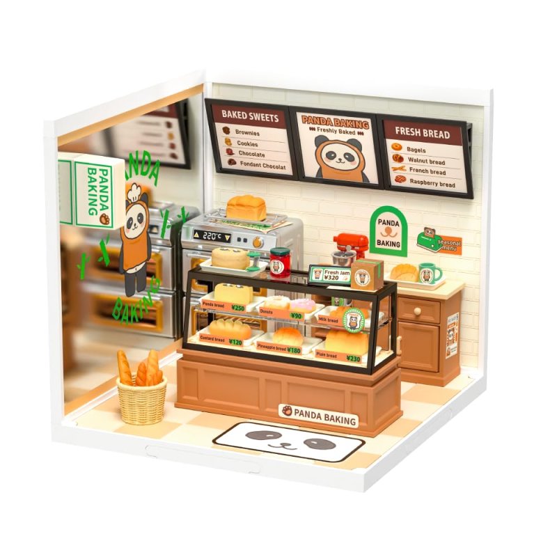 画像1: つくるんです 日本語説明書付 DIY ミニチュアハウス クリエイターシリーズ (ベーカーズ) [ B0CBBL7368 / 4937550035977 / DW ] (1)