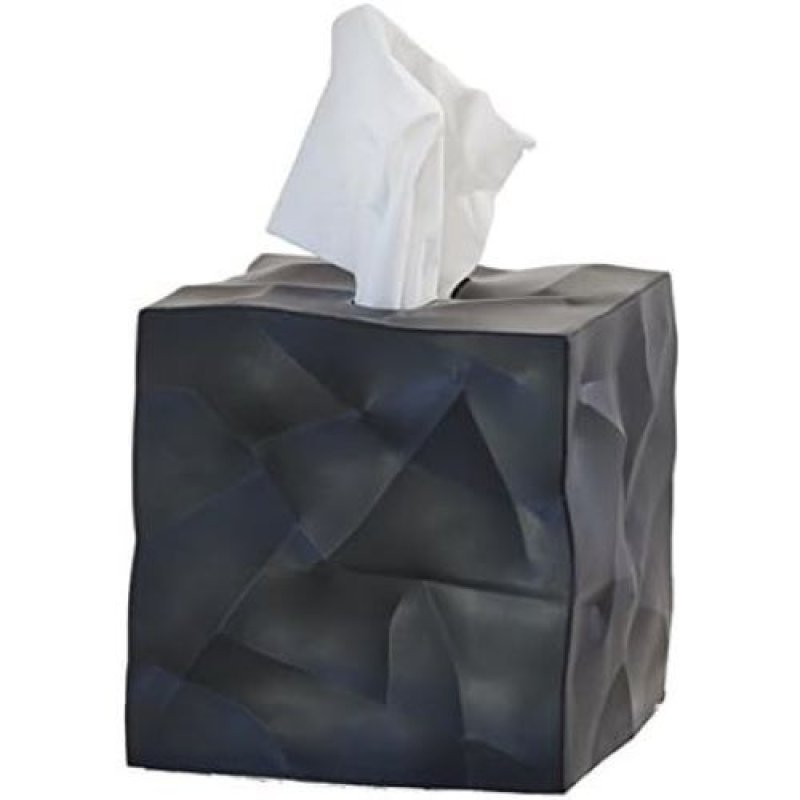 画像1: 〇エッセイ essey ワイピーキューブ Wipy Cube ティッシュボックス ブラック [ B01DDHOKLQ / 4937615117365 / / ] (1)