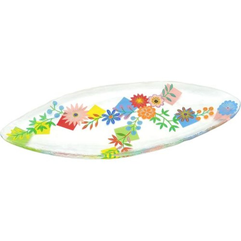 画像1: 〇月夜野工房 ブリリア オーバルパーティプレート HG-512 [ B001H08DRE / 4939869027766 / / ] (1)