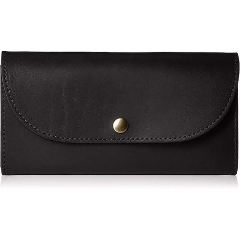 画像1: ◯タチヤ フラップロングウォレット ブラック [ B07NSN7VFK / 4941880105484 / ] (1)