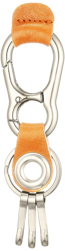 画像1: ☆タチヤ キーホルダー×姫路ビットレザー HI269ZG ブラウン [ B07NSDXBGY / 4941880106603 / NO.1044 / ] (1)