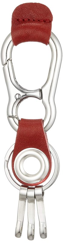 画像1: ☆タチヤ キーホルダー×姫路ビットレザー HI269ZG レッド [ B07NSF7RR2 / 4941880106610 / NO.1045 / ] (1)