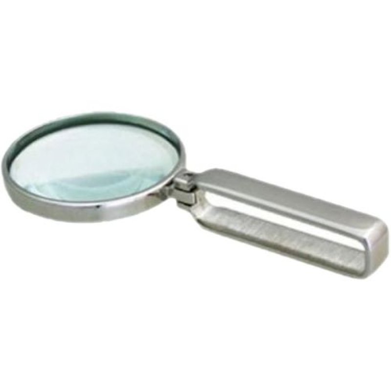 画像1: ◯ケイ・コーポレイション 高倍率携帯ルーペ ギフトBOX MG004 シルバー [ B06XVLCG8M / 4941964142329 / ] (1)