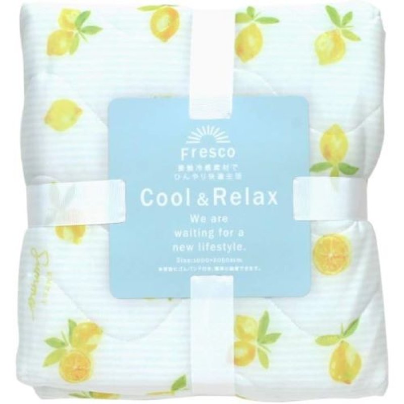 画像1: 〇センバドー フレスコ冷感敷マット レモン 1000×2025mm [ B08Z3FZMDM / 4950929976916 / / H ] (1)