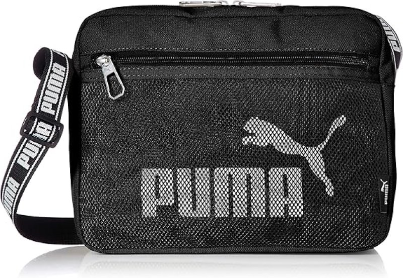 画像1: プーマ Puma 横型ミニショルダーバッグ J20054 Vogel ブラック [ B07MQKM9ZH / 4959169286946 / J20054 ] (1)