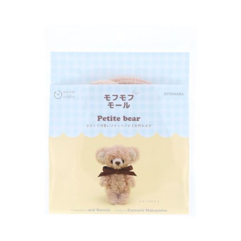 画像1: 清原(KIYOHARA) モフモフモール プティベアキット PT ピーチティ MOFK-01 [ B0D32G3W8P / 4965492259328 / MOFK-01 ] (1)