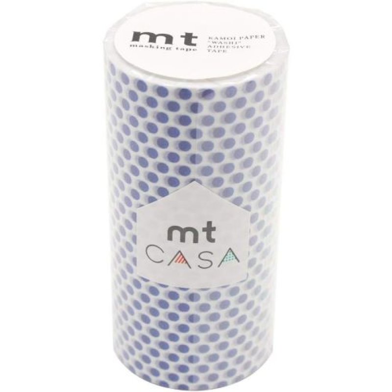 画像1: 〇カモ井加工紙 mt CASA マスキングテープ MTCA1102 ドット・ナイトブルー [ B07JHJVPDG / 4971910221808 / / J棚 ] (1)