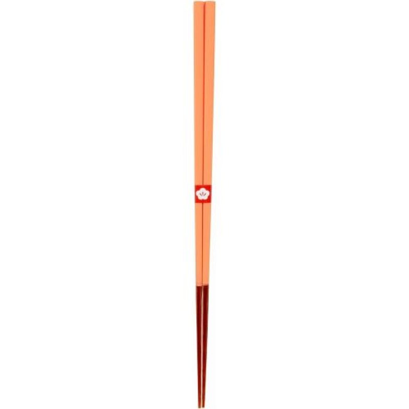画像1: カワイ 『日本製の箸』 日本伝統色箸 柿色 23cm 104706 [ B00GWYLURU / 4972428104706 / 104706 ] (1)