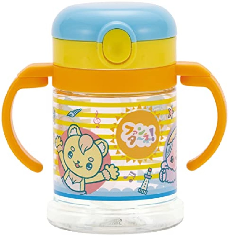 画像1: ◇スケーター(skater) ベビー用 両手ハンドル付き ストローマグ 260ml 折り畳み式 ハンドル ファンターネ 対象年齢1才頃から KSHW1N-A [ B0BYZ1TPCQ / 4973307620744 / / 6557013 ] (1)