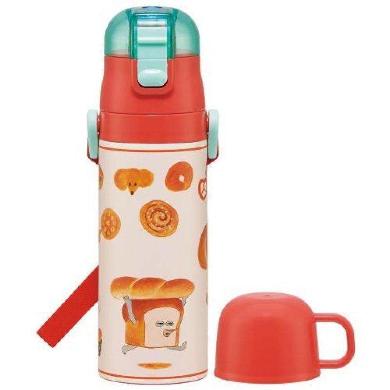 画像1: スケーター(Skater) 子供用 ステンレス 水筒 2way 直飲み 470ml コップ飲み 430ml SKDC4-A [ B0DW8SYHD9 / 4973307693823 / SKDC4-69382 ] (1)