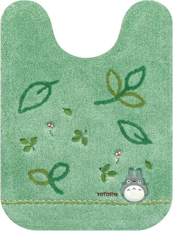 画像1: センコー となりのトトロ もりのかぜ ロング トイレマット 約 80×60cm グリーン 11833 [ B075P95N8L / 4973422118331 / 11833 ] (1)