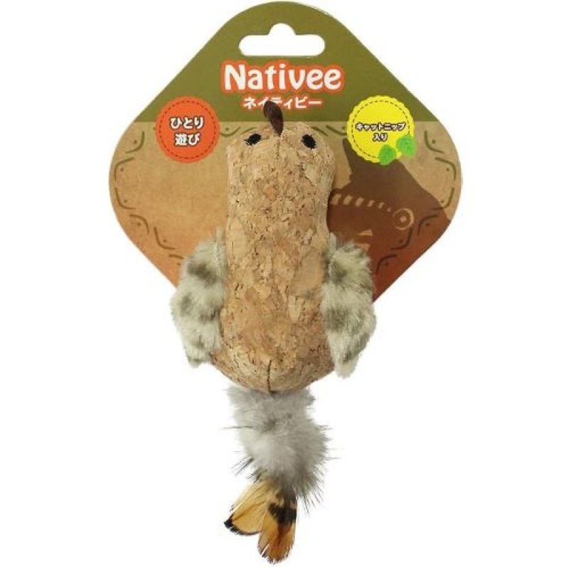 画像1: ◯スーパーキャット 猫用おもちゃ ネイティビー ひとり遊び ホーク [ B07PJN2J2H / 4973640093748 / ] (1)