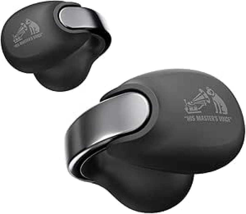 画像1: ☆JVCケンウッド Victor HA-NP1T-B ワイヤレスイヤホン Bluetooth Ver.5.3 オープンイヤー イヤーカフ アプリ対応 マルチポイント 合計24時間再生 マイク付き 小型 軽量 防水 音アクセ コールブラック [ B0DK4G9TTK / 4975769482151 / ] (1)