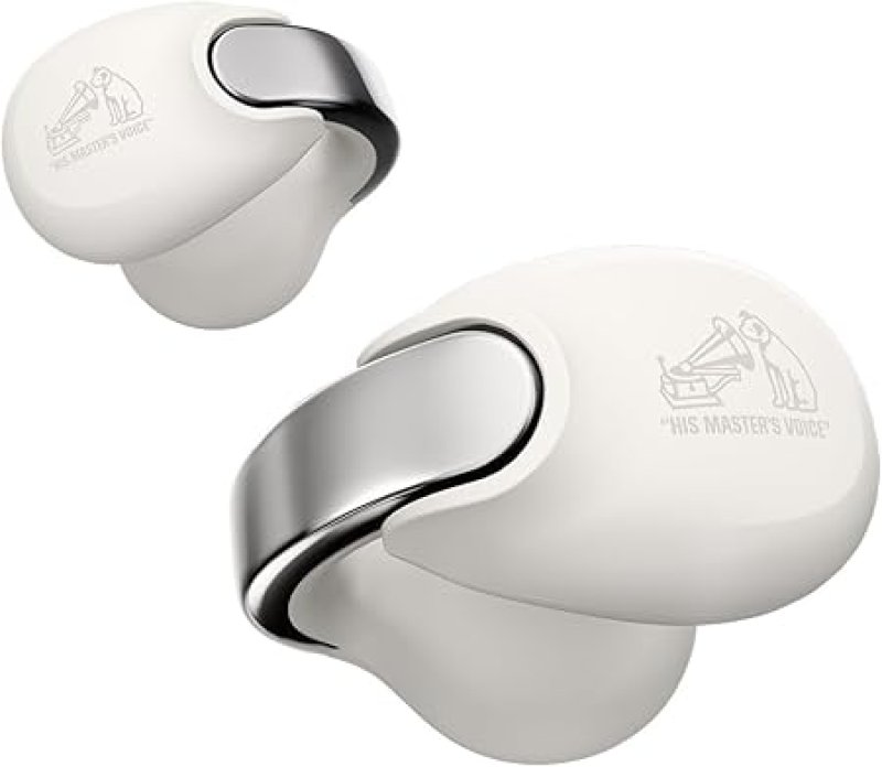 画像1: ☆JVCケンウッド Victor HA-NP1T-W ワイヤレスイヤホン Bluetooth Ver.5.3 オープンイヤー イヤーカフ アプリ対応 マルチポイント 合計24時間再生 マイク付き 小型 軽量 防水 音アクセ オフホワイト [ B0DK4FGHXF / 4975769482182 / ] (1)