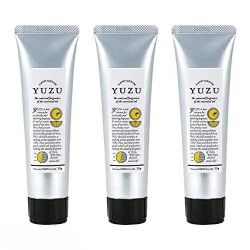 画像1: デイリーアロマ 高知県産YUZU ハンドクリーム (75g×3本セット)デイリーアロマジャパン 柚子 ゆず 柑橘系 日本製 保湿 ハンドケア ギフト プレゼント [ B0CQZWZSMF / 4977369339347 / 33934 ] (1)