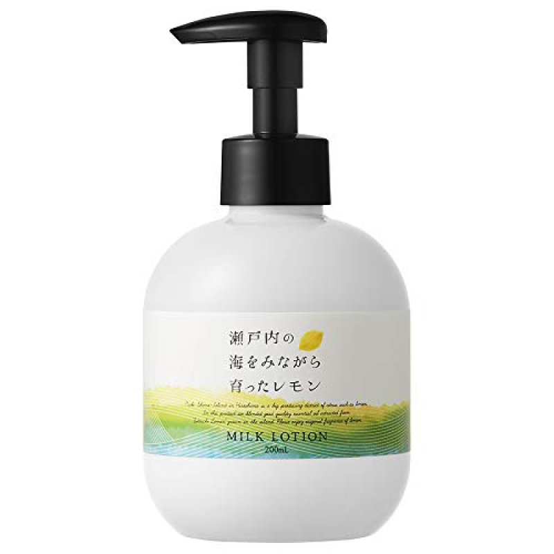 画像1: デイリーアロマ 瀬戸内レモン ミルクローション(200ｍL)日本製 レモン [ B091TPPP7F / 4977369612068 / 61206 ] (1)
