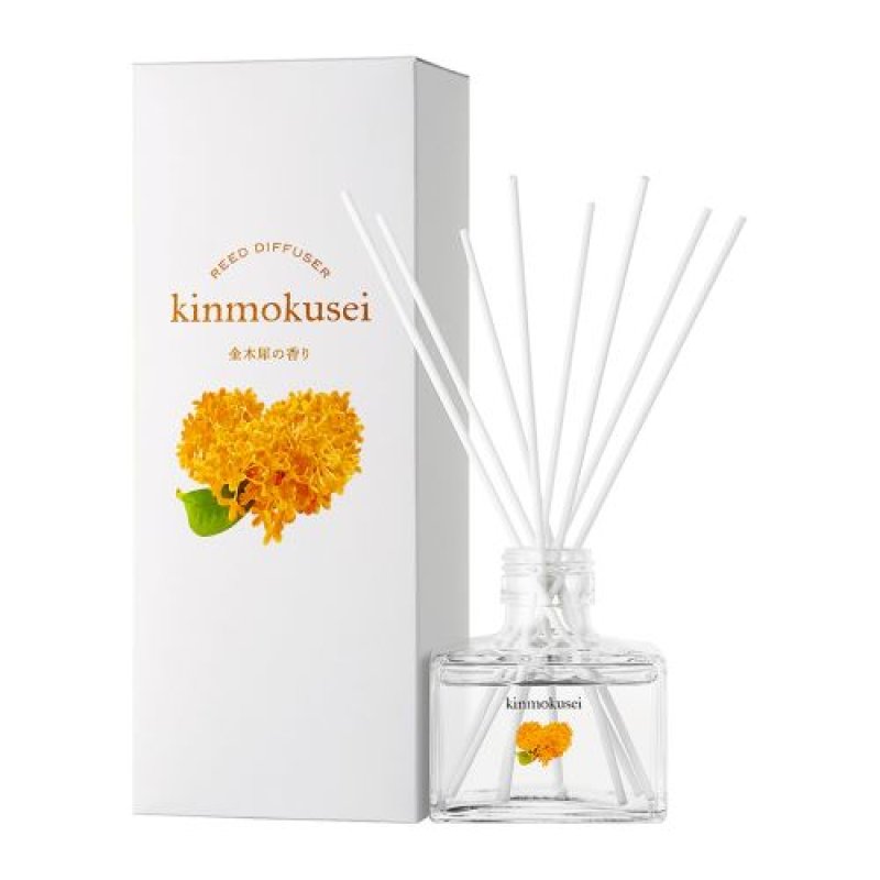 画像1: デイリーアロマ 金木犀 リードディフューザー キンモクセイの香り(120ｍL)デイリーアロマジャパン 日本製 オスマンサス ヒノキ・ユーカリ精油配合 ギフト プレゼント 芳香剤 消臭剤 ルームフレグランス 消臭 除菌 インテリア メイドインジャパン [ B0C9ZQVP9Y / 4977369632332 / 63233 ] (1)