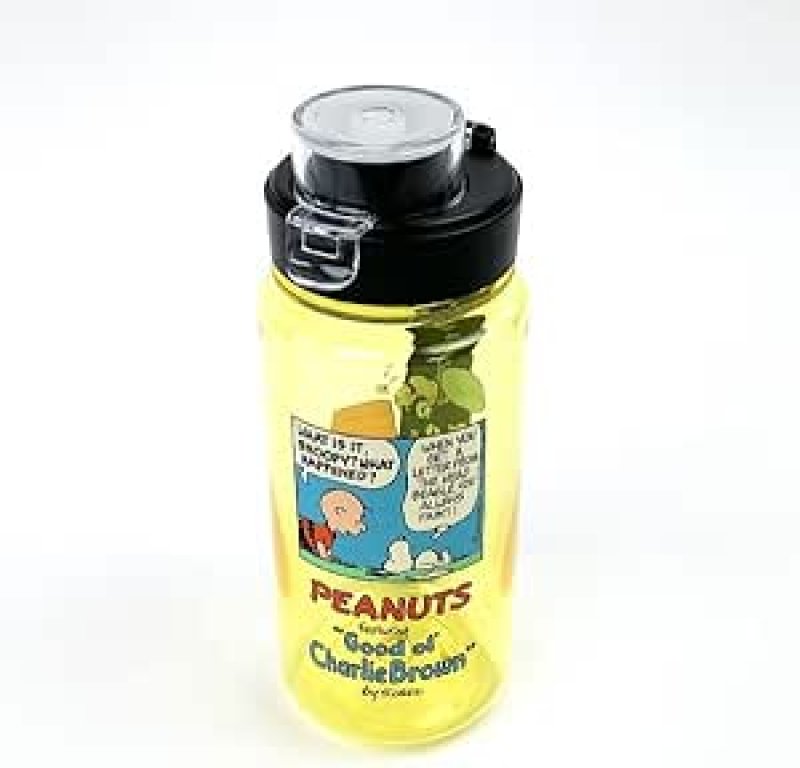 画像1: ◇大西賢製販 PEANUTS ドリンクボトル YELLOW サイズ:約φ7.6 H19.5 PI-2201 [ B0BR2X6VP3 / 4981181768742 / / 5945785 ] (1)