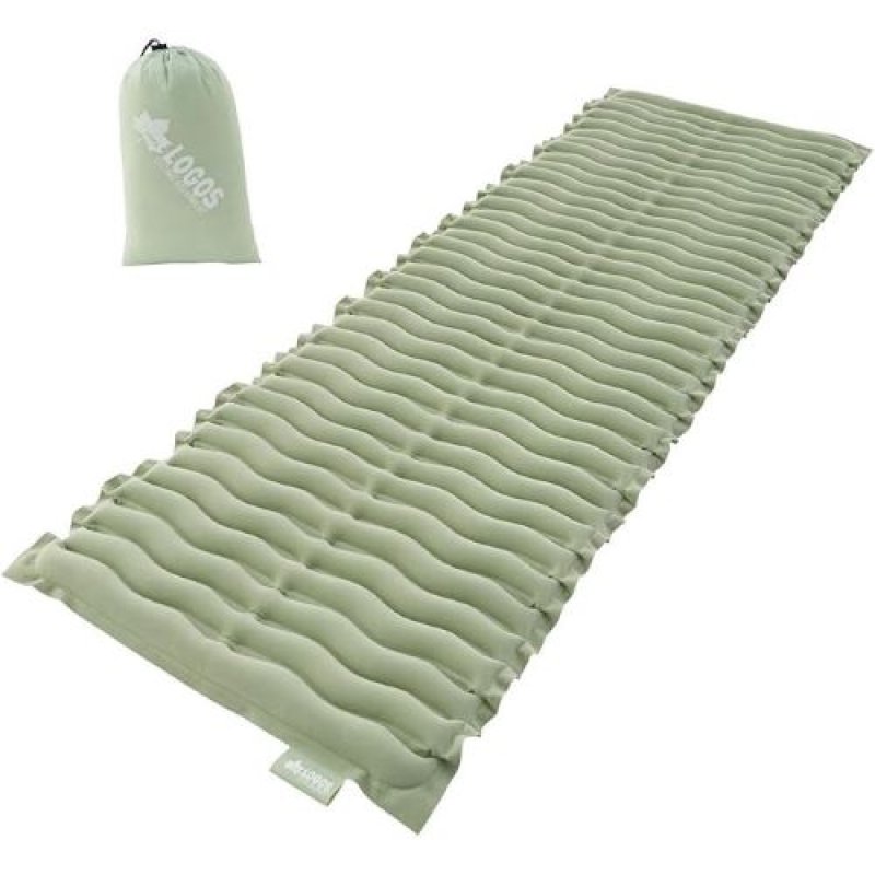 画像1: ◯ロゴス(LOGOS) テントフィットウェーブマット(ポンプ付き) [ B083XD89HY / 4981325531317 / ] (1)