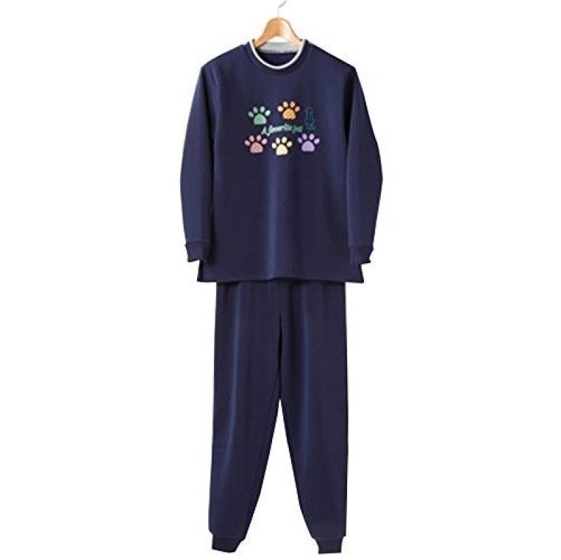 画像1: 〇セルヴァン 裏起毛パジャマ ネイビー LL [ B014P7PHQU / 4985679221609 / / L ] (1)