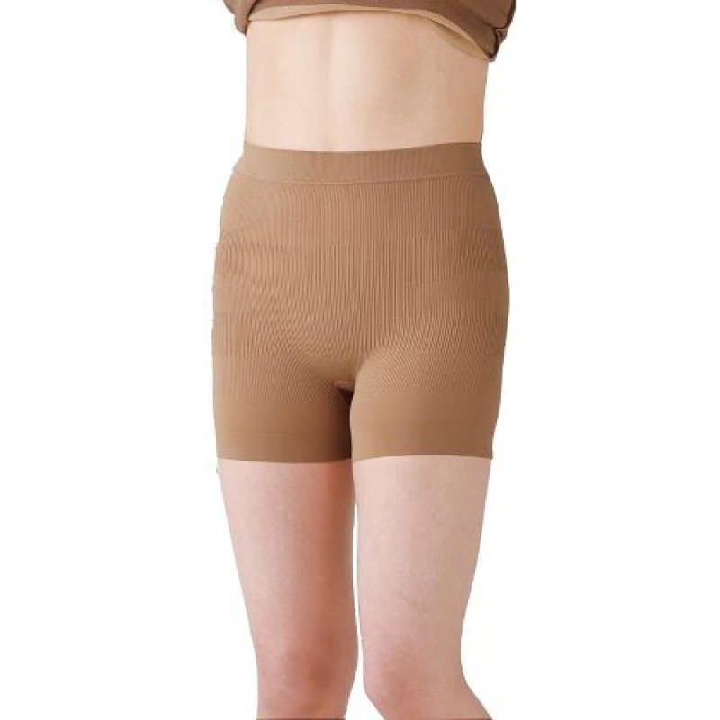 画像1: ◯セルヴァン 骨盤スタイリストシェイパー ショート丈 ベージュ M-L [ B00O8AVBZG / 4985697004141 / ] (1)