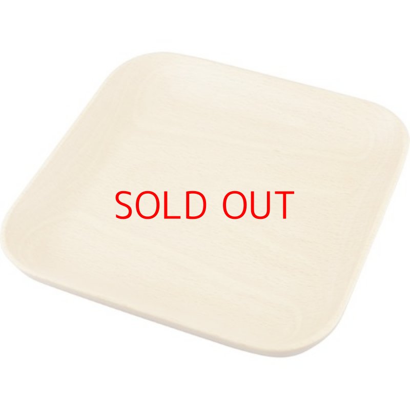 画像1: 〇丸十 中皿 ブラウン 約14.5×14.5×2cm [ B01LYONU9G / 4993007640682 / / ] (1)