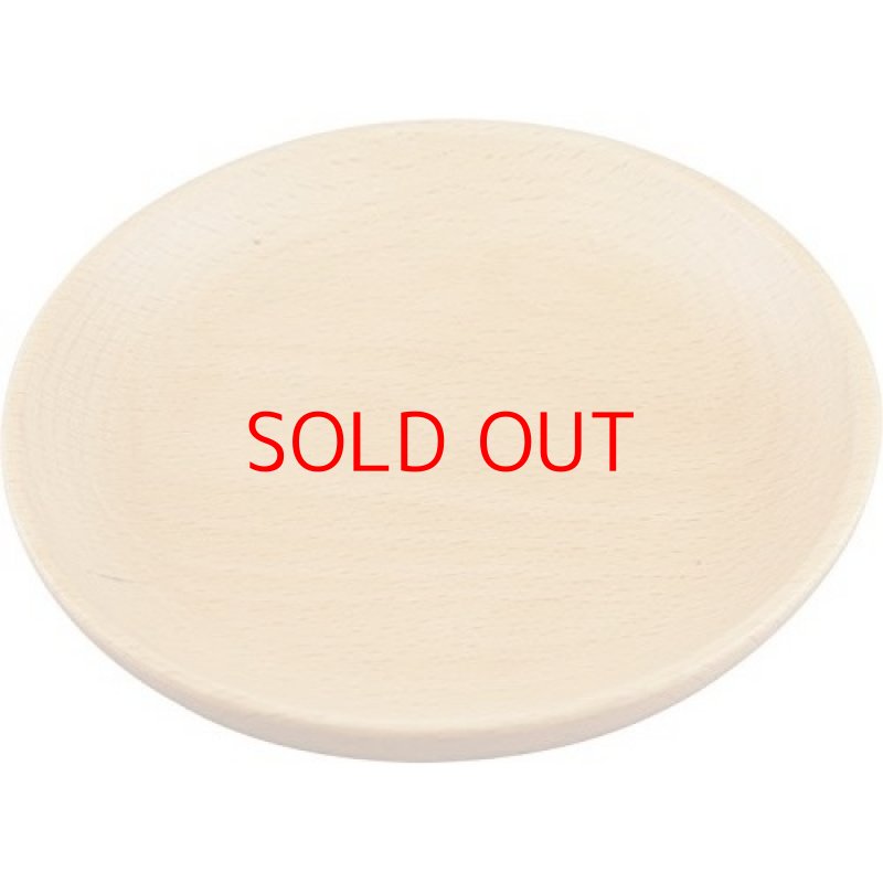 画像1: 〇丸十 キッズラウンドプレートS ブナ Φ12×2cm 641511 [ B08821ZKXV / 4993007641511 / / ] (1)
